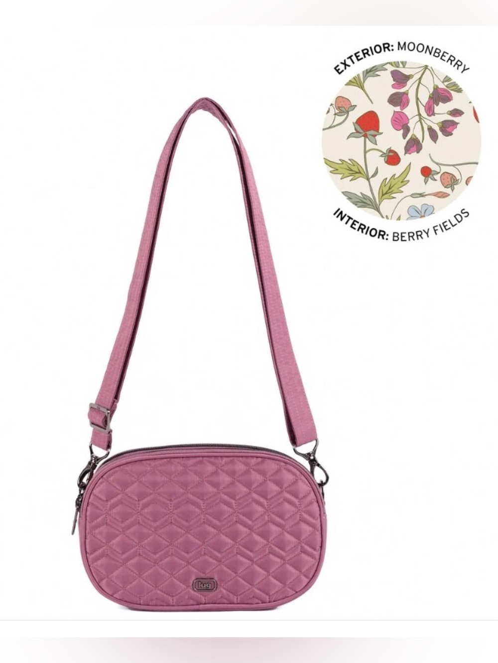 Lug Comet Crossbody Bag Moonberry